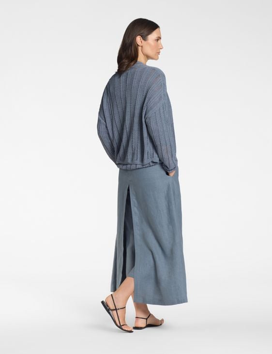 Sarah Pacini Buttoned cardigan – openwork