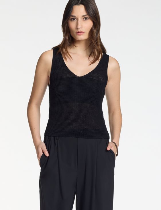 Sarah Pacini Knit top – 3d effect