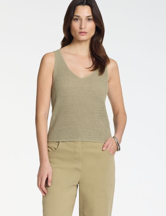 Sarah Pacini Knit top – 3d effect