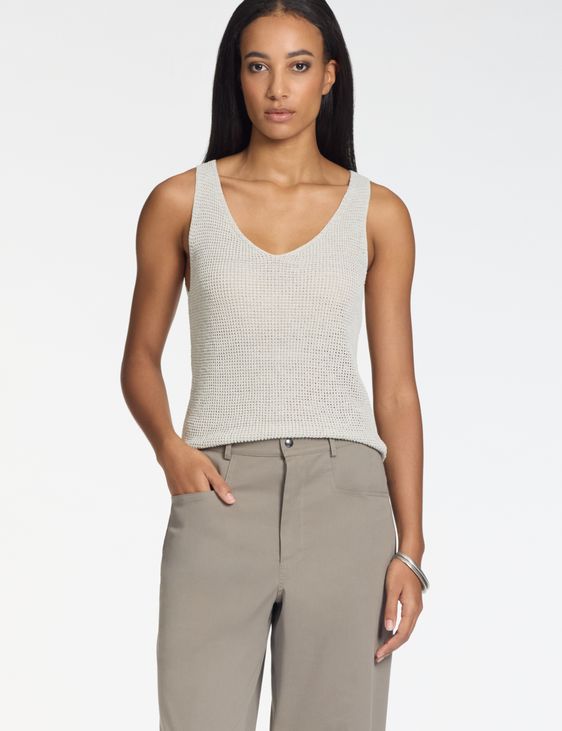 Sarah Pacini Knit top – 3d effect