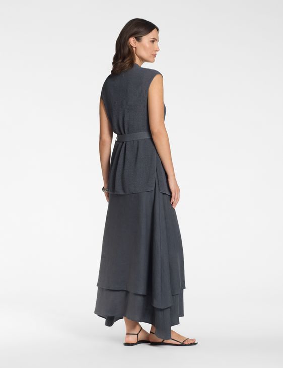 Sarah Pacini Cardigan drapé – effet 3D