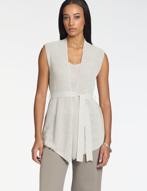 Sarah Pacini Draped cardigan – 3d effect