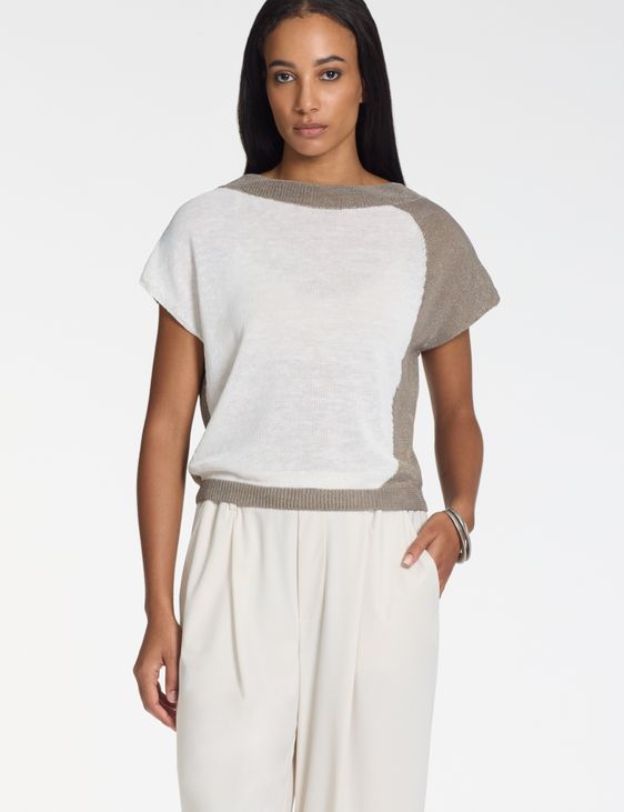 Sarah Pacini Pull – contraste irisé