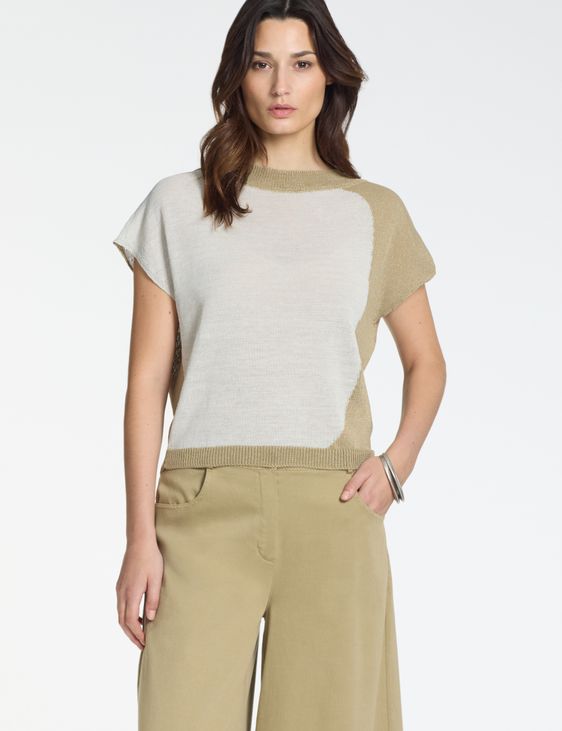 Sarah Pacini Pull – contraste irisé