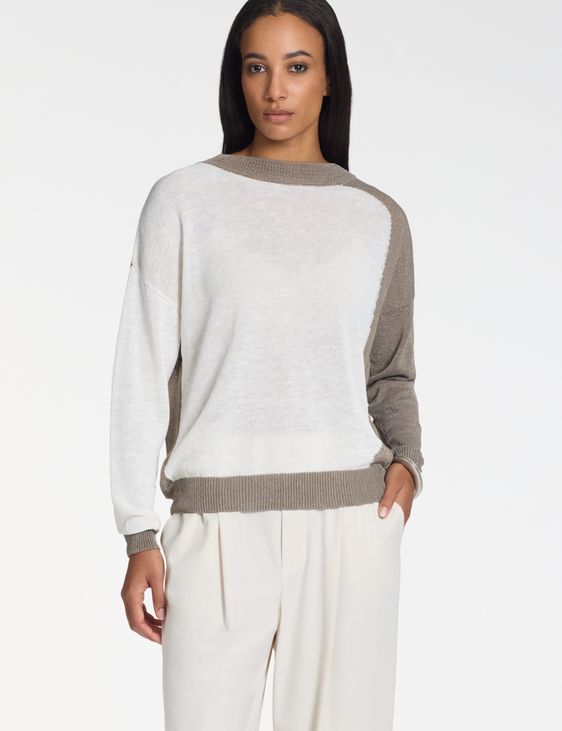 Sarah Pacini Casual sweater – iridescent
