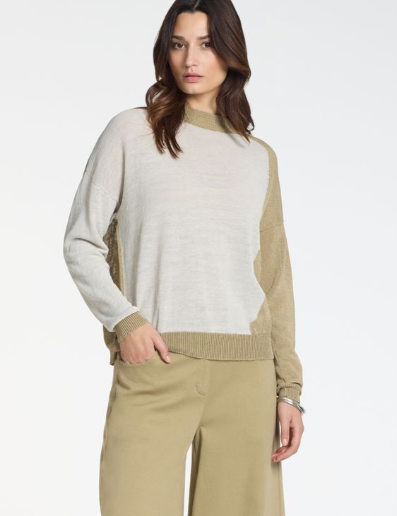 Sarah Pacini Pull décontracté – irisé