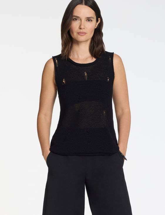 Sarah Pacini Knit top – openwork