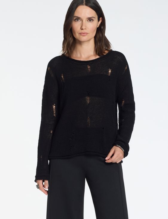Sarah Pacini Openwork sweater – seamless