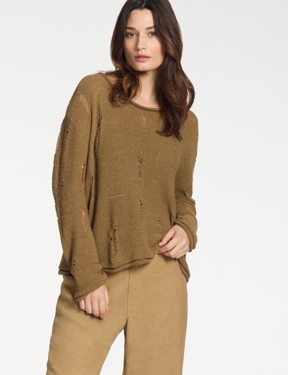 Sarah Pacini Openwork sweater – seamless