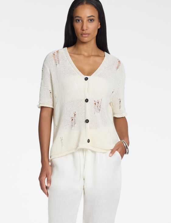 Sarah Pacini Casual cardigan – openwork