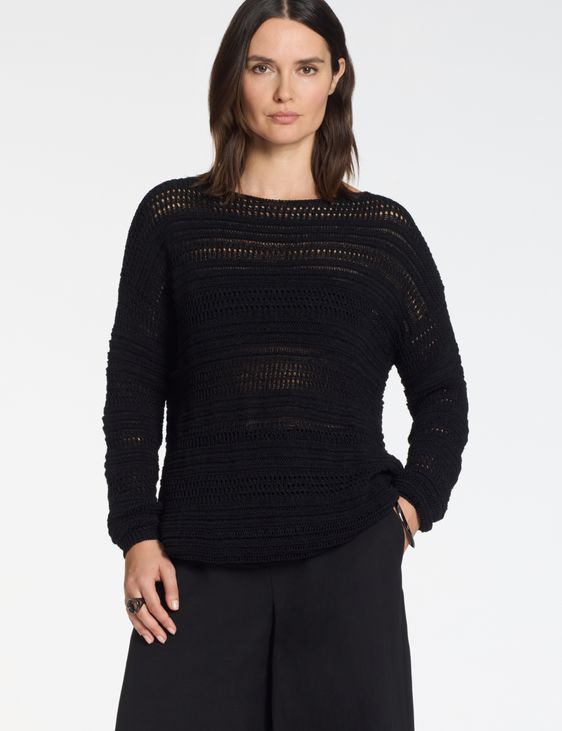 Sarah Pacini Casual sweater – braided knit
