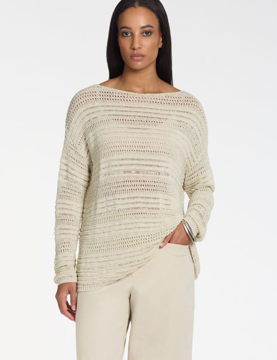 Sarah Pacini Casual trui – gevlochten gebreid