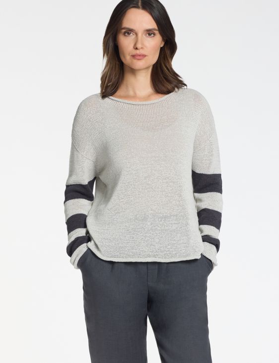 Sarah Pacini Trui met boothals – naadloos