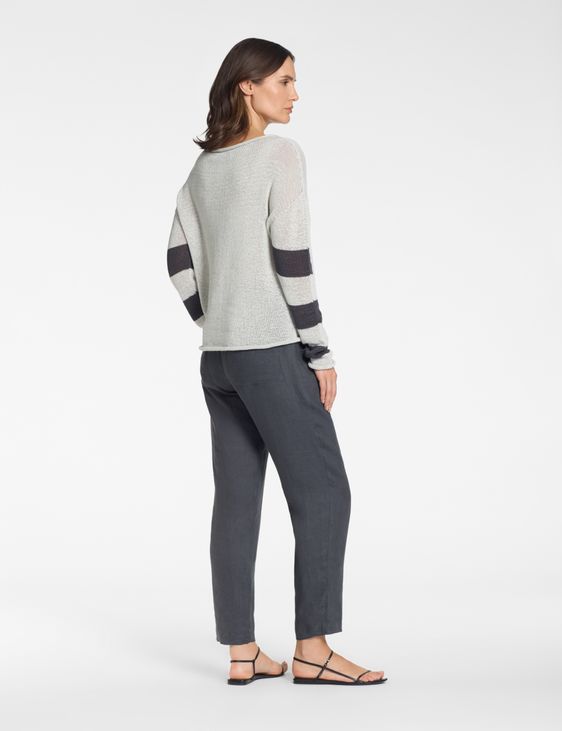 Sarah Pacini Trui met boothals – naadloos