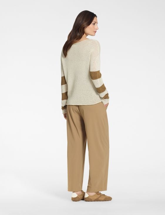 Sarah Pacini Trui met boothals – naadloos