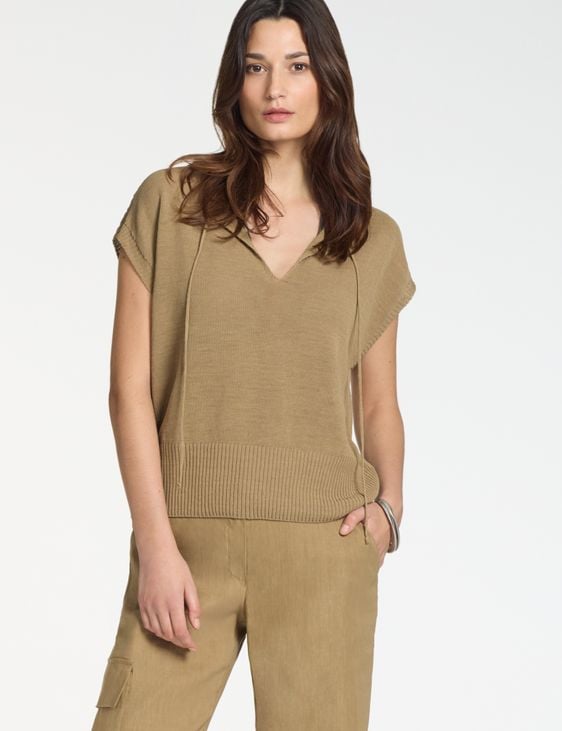 Sarah Pacini Sweater – adjustable neckline