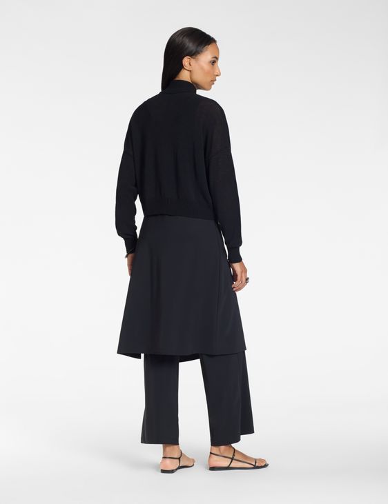 Sarah Pacini Cardigan zippé – col montant