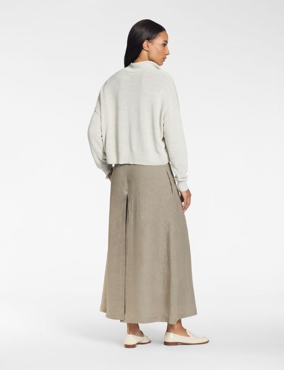 Sarah Pacini Cardigan zippé – col montant