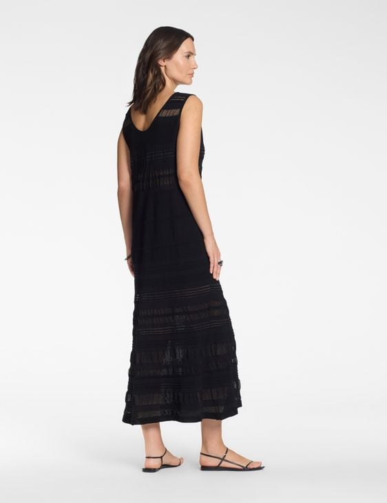 Sarah Pacini Long dress - knitted lace effect