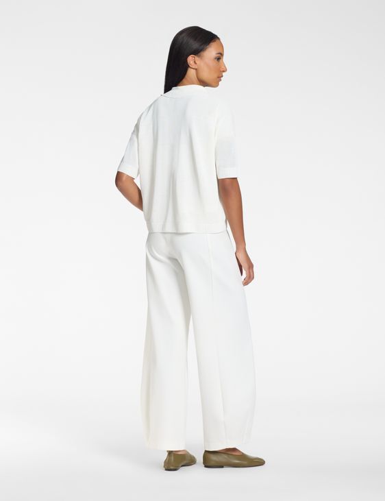 Sarah Pacini Vest met driekwart mouwen – met knopen
