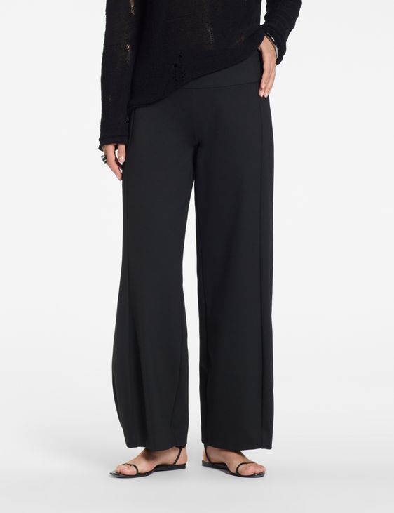 Sarah Pacini Wide-leg pants – light jersey