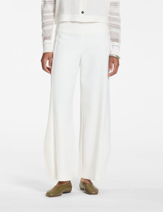 Sarah Pacini Wijde broek – lichte jersey