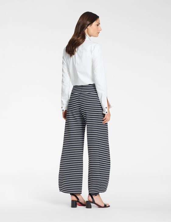 Sarah Pacini Pantalon large – jersey léger