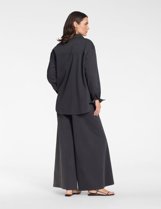 Sarah Pacini Hemdbluse – aufgesetzte Tasche
