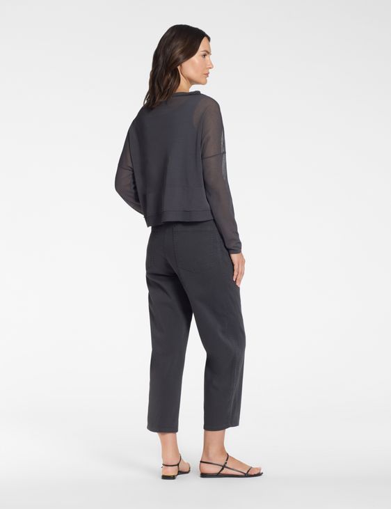 Sarah Pacini Gerade Hose – mit Steppnähten
