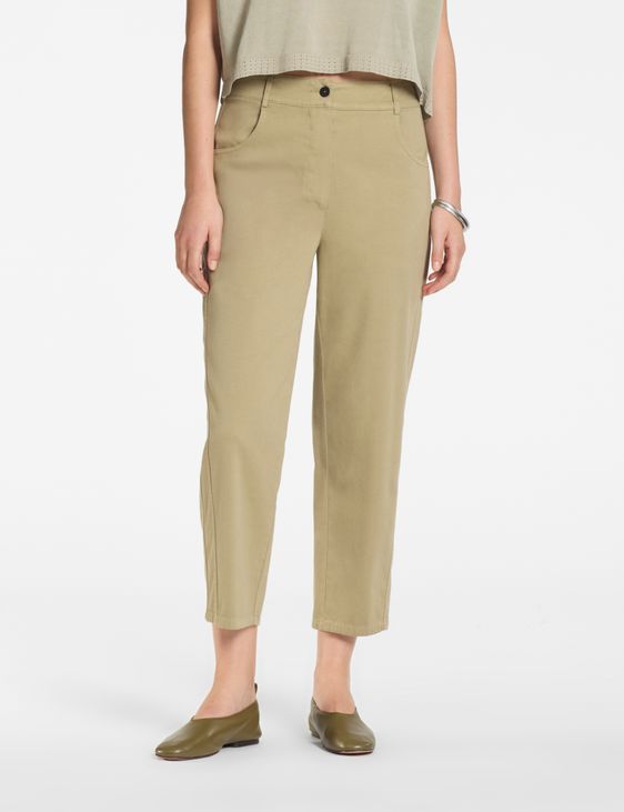 Sarah Pacini Pantalon droit – surpiqûres apparentes