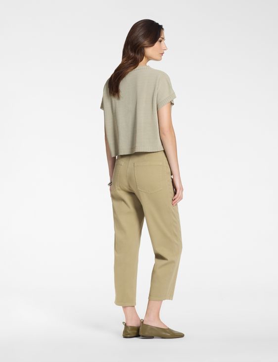 Sarah Pacini Pantalon droit – surpiqûres apparentes