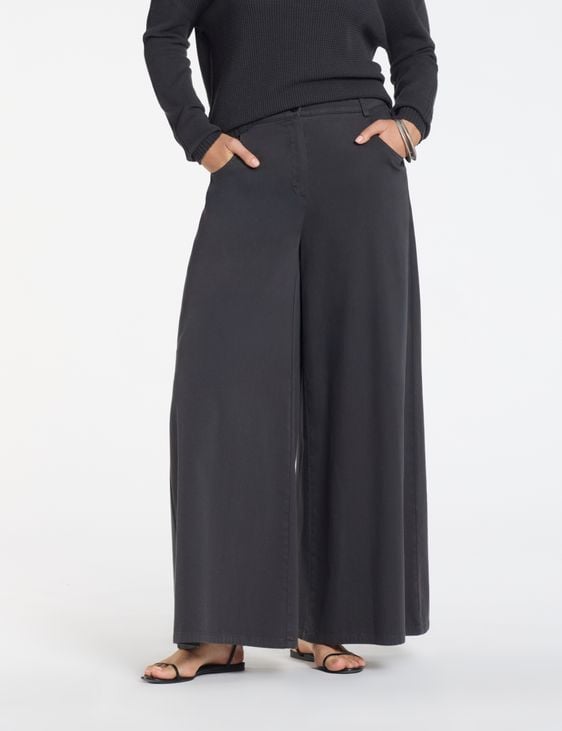 Sarah Pacini Palazzo-Hose – mit Steppnähten