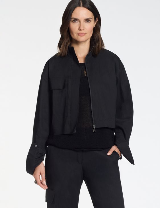 Sarah Pacini Jacke – Stretch-Leinen