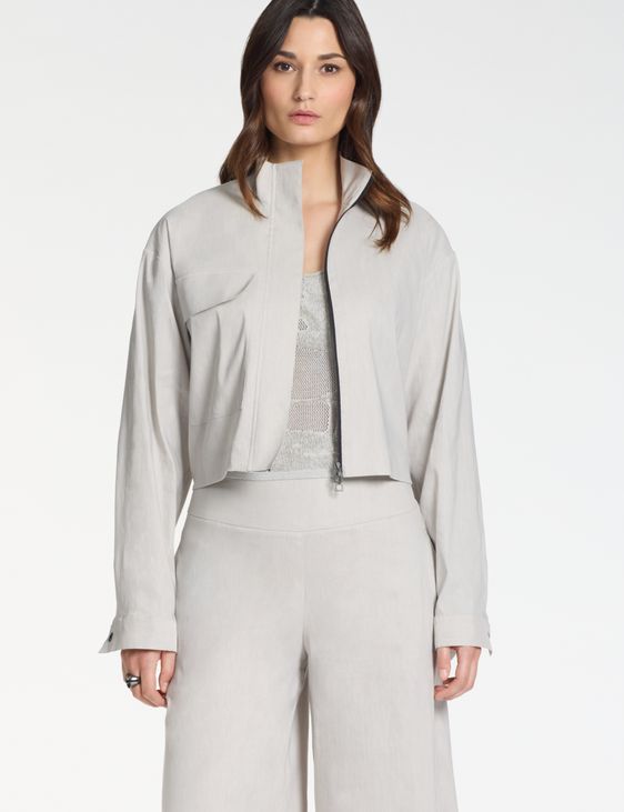Sarah Pacini Jacke – Stretch-Leinen