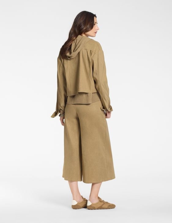 Sarah Pacini Zipped jacket – stretch linen