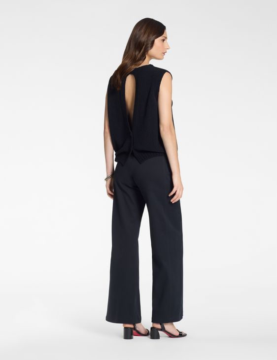 Sarah Pacini Gerade Hose – Baumwoll-Popeline