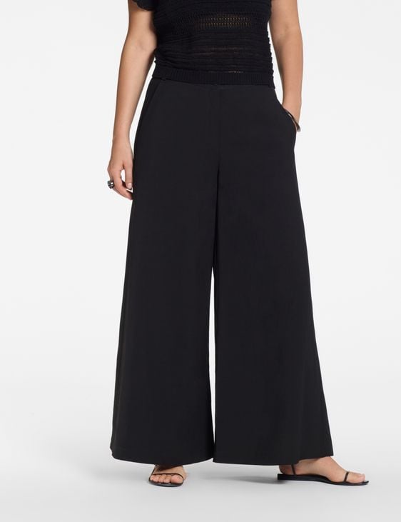 Sarah Pacini Palazzo pants – linen and viscose