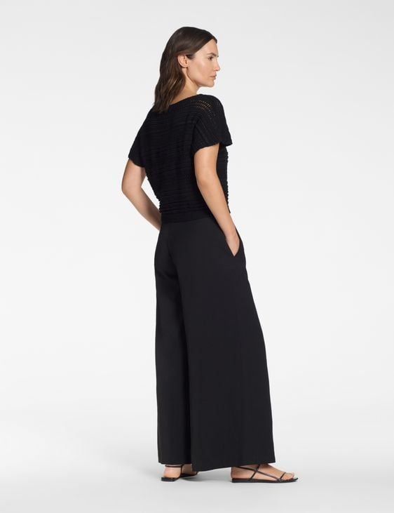 Sarah Pacini Palazzo pants – linen and viscose