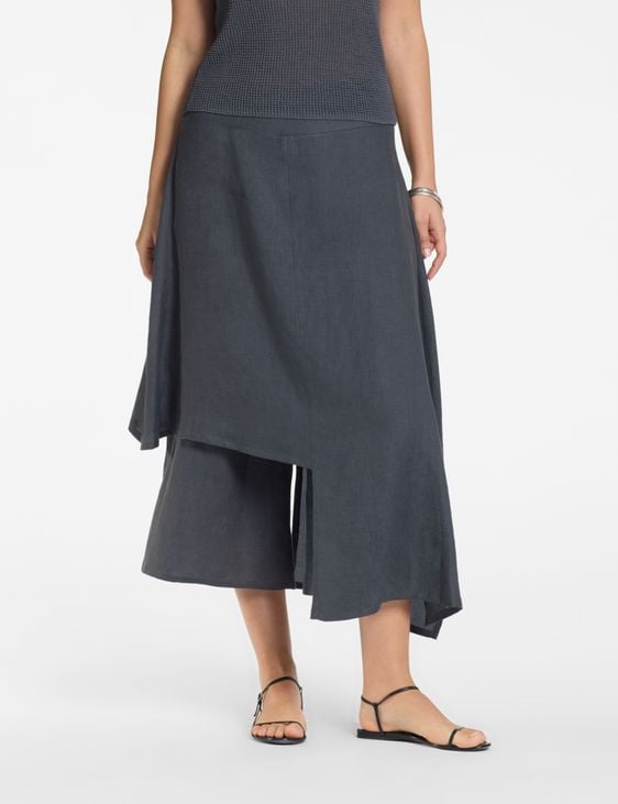 Sarah Pacini Linen pants – layered look