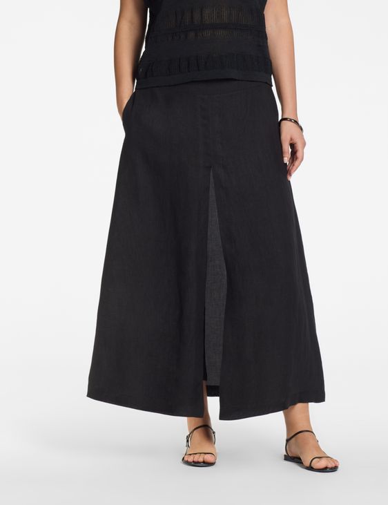 Sarah Pacini Linen pants – trompe l'œil
