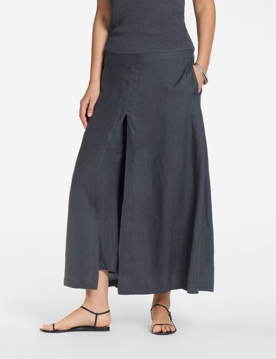 Sarah Pacini Linnen broek – trompe l'œil
