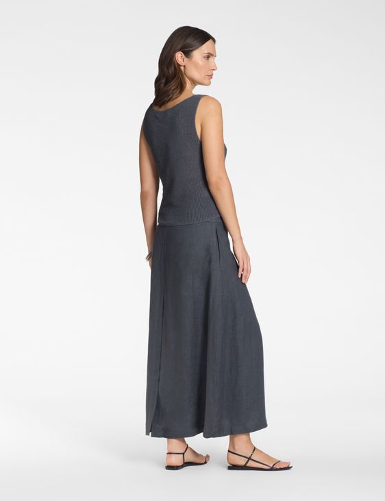 Sarah Pacini Linnen broek – trompe l'œil