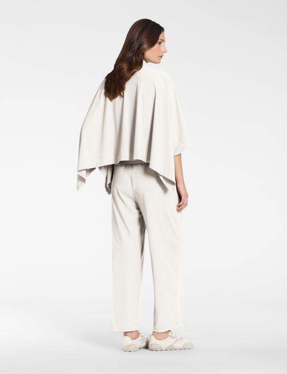 Sarah Pacini Poncho-Hemd – Techno-Stoff