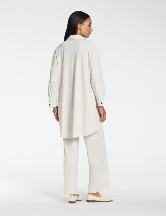 Sarah Pacini Shirt dress – techno fabric