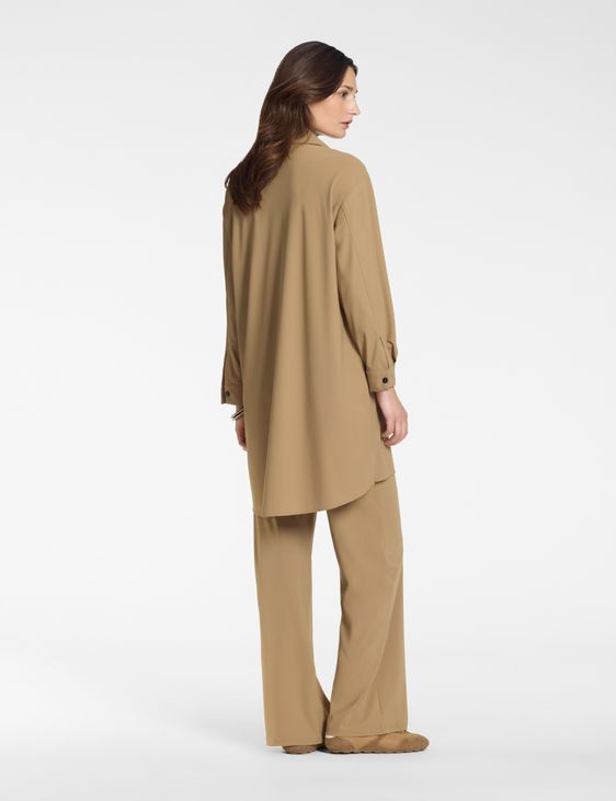Sarah Pacini Shirt dress – techno fabric