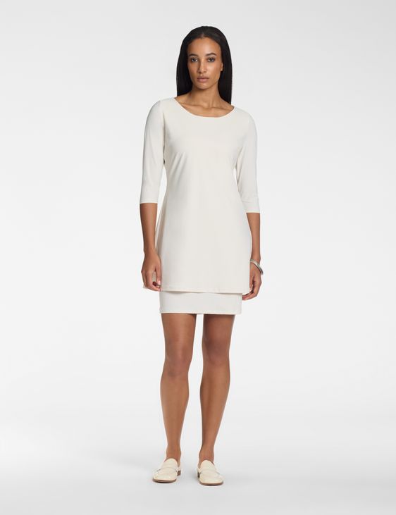 Sarah Pacini Kurzes Kleid – Trompe-l'œil