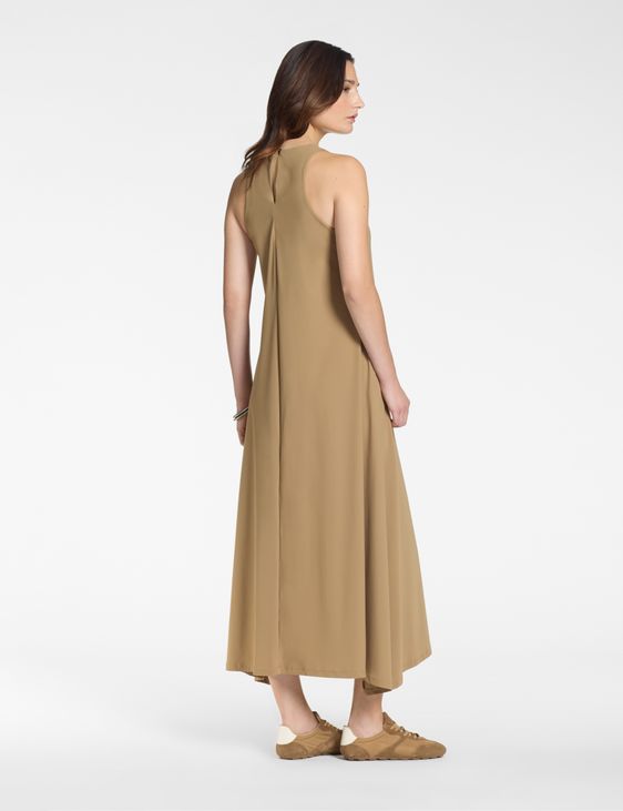 Sarah Pacini Sleeveless long dress – techno fabric