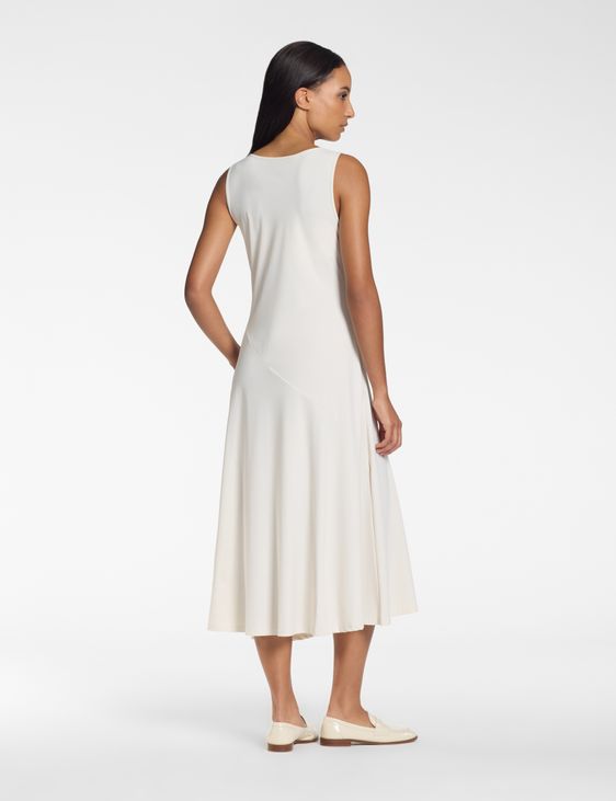 Sarah Pacini Sleeveless maxi dress – techno-fabric