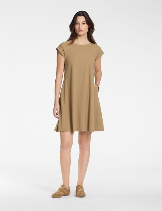 Sarah Pacini Kurzes Kleid – Techno-Stoff
