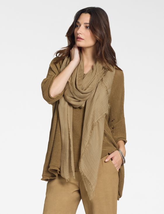 Sarah Pacini Plain scarf – modal-silk